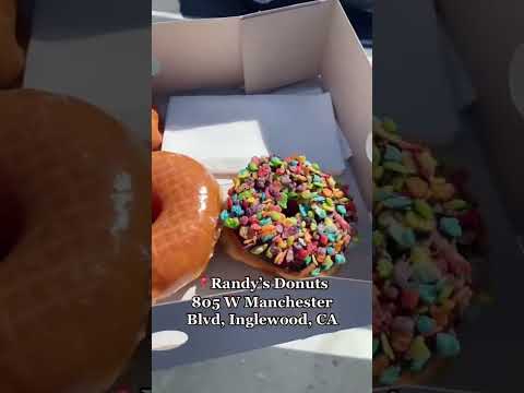 Best Specialty Donuts in Inglewood #randysdonuts #thingstodoinla #laeats #losangeleseats #inglewood