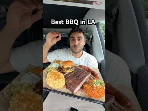 The best BBQ I’ve had in LA. #foodreview #mukbang
