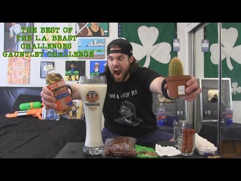 The Best Of The L.A. BEAST Challenges GAUNTLET CHALLENGE | ft. L.A. BEAST (Warning: vomit alert)