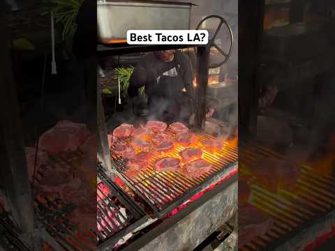 Trying what people say are the best tacos in LA PT.1📍Tacos Los Cholos, LA #tacos #mexicanfood #food